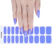 Gel Nail Wraps – Gel Nagel Wraps – Gel Nail Stickers – Gel Nagel Folie - UV lamp – Blue/Pink Shimmer