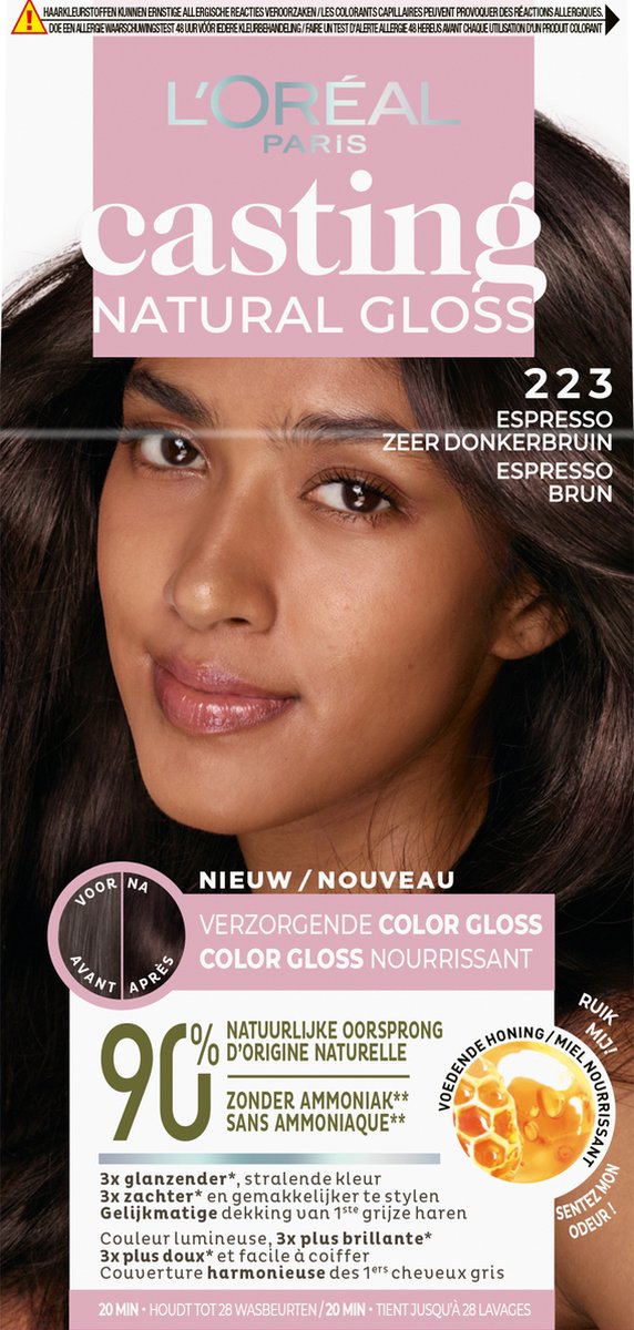 L'Oréal Paris Casting Natural Gloss haarkleuring - Espresso Zeer Donkerbruin