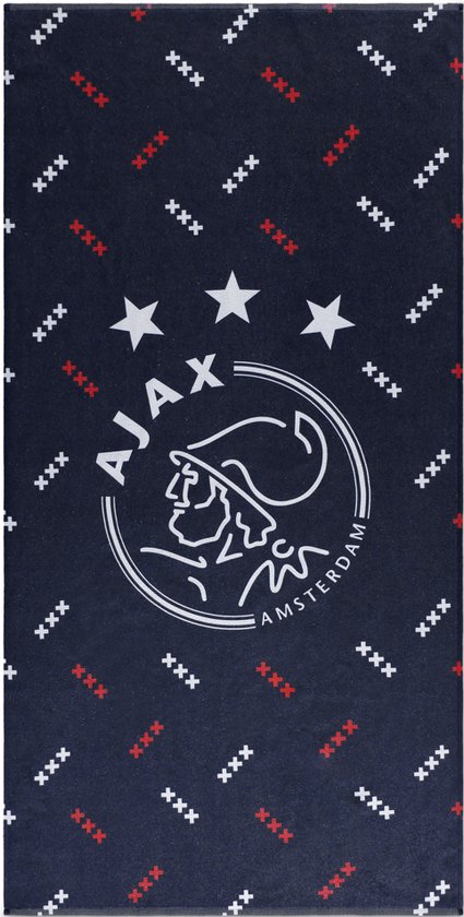 Ajax-handdoek navy 50x100cm