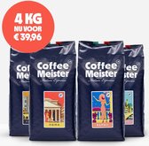 Coffeemeister- Italian Espresso- koffiebonen- proefpakket- 4x 1000gr