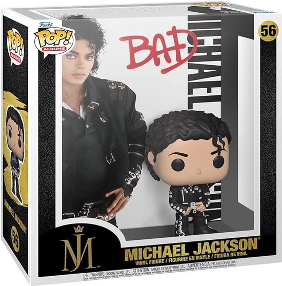 Pop Albums: Michael Jackson - Bad - Funko Pop #56