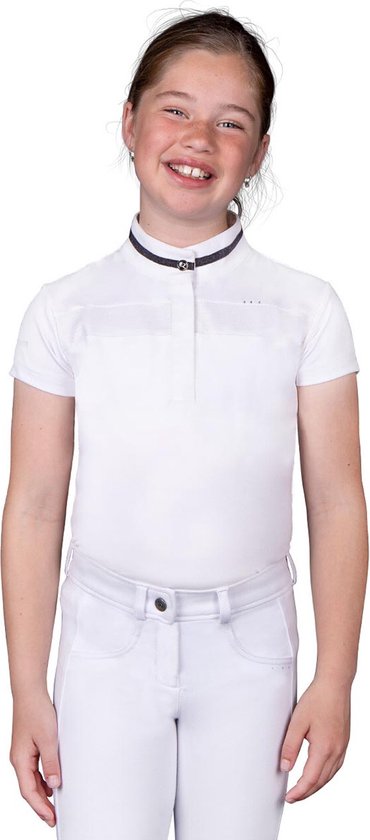 Foto: Qhp wedstrijdshirt kae junior maat 164 white