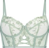 Hunkemöller Niet-voorgevormde longline beugel bh Lillia Groen C75