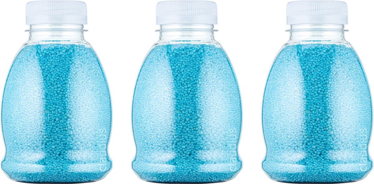 Goedkoopste Badkaviaar Opium - 225 gram - Fles met witte dop - set van 3 stuks - bad parels voor in bad