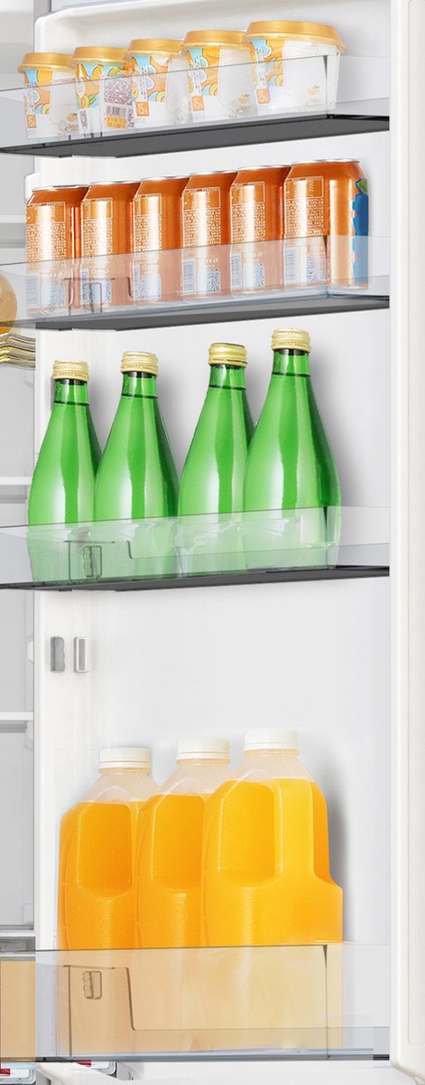 Hisense RB440N4AFC - Koelvriescombinatie vrijstaand - Zwart - 336 liter - Rechtsdraaiend (omkeerbaar) - C label - 35 dB(A) - NoFrost — afbeelding 5
