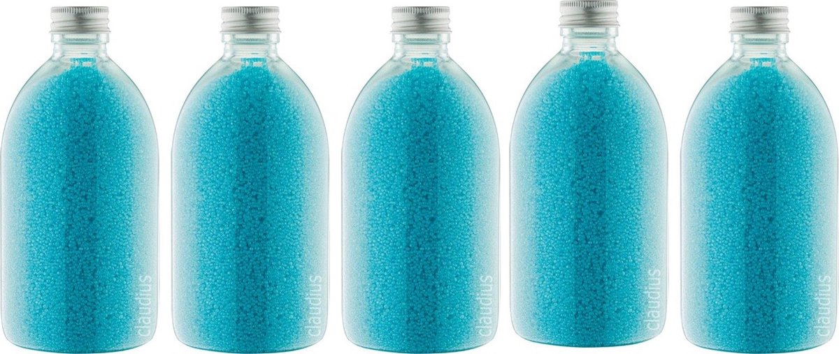 Goedkoopste Badkaviaar Opium - 400 gram - Fles met aluminium dop - set van 6 stuks - bad parels voor in bad