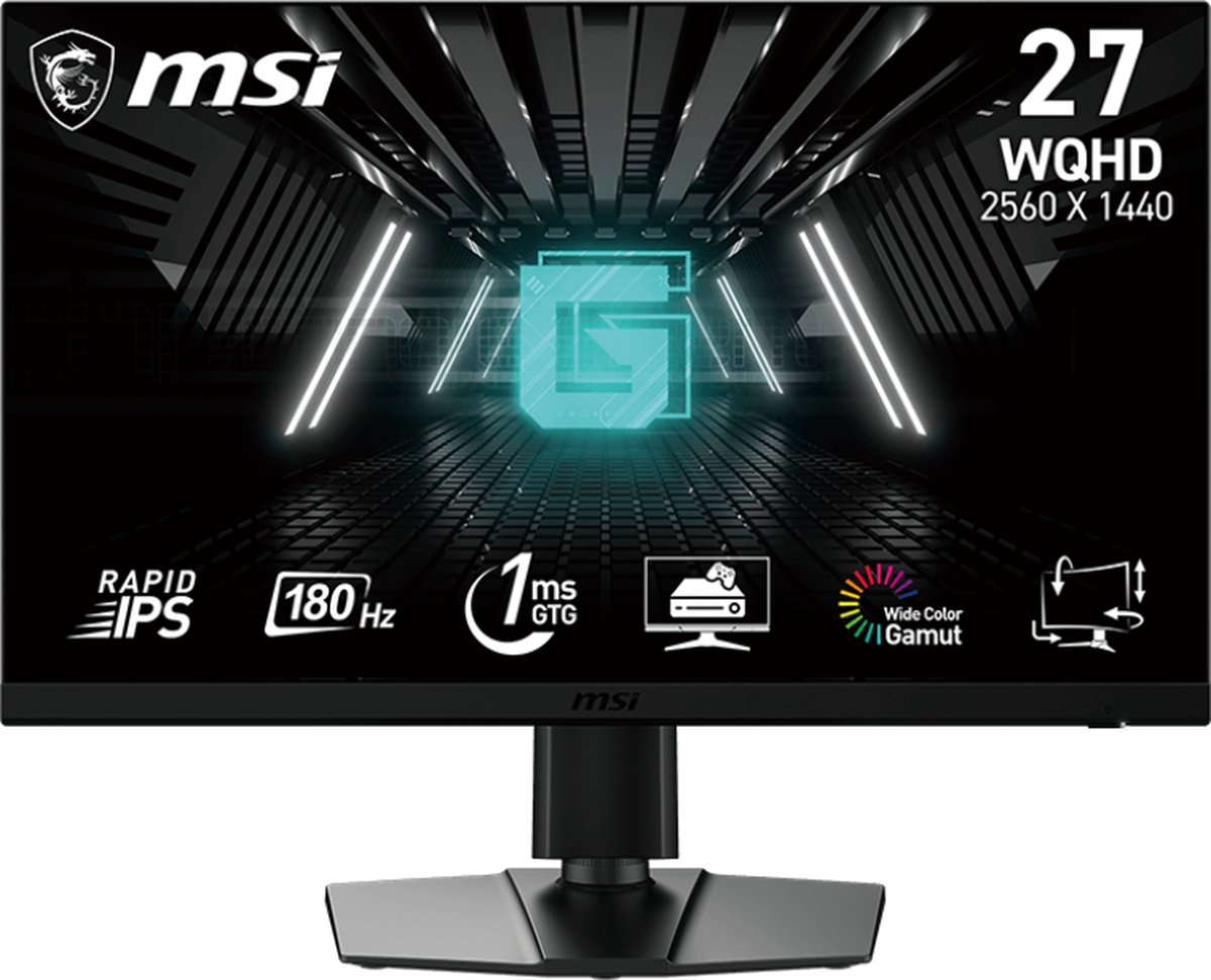 MSI G272QPF E2 - WQHD Gaming Monitor - Rapid IPS - 180Hz - 27 Inch op Prijzenvolger.com