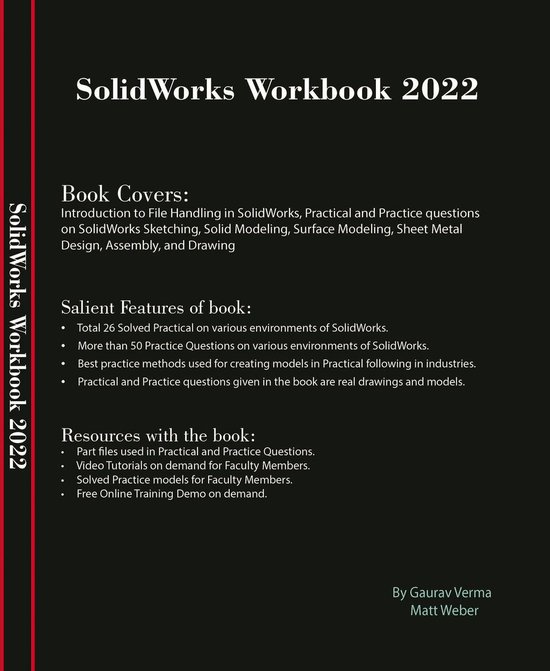SolidWorks Workbook 2022 - cover