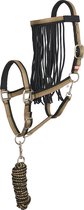 Imperial Riding - Set Licol, Corde Et Frontal - Multi Olive - Taille Poney