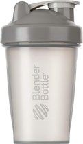 Classic Shaker met BlenderBall, optimaal geschikt als eiwitshaker, proteïneshaker, waterfles, drinkfles, BPA-vrij, geschaald tot 400 ml, inhoud 590 ml, kiezelgrijs