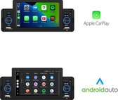 CarPlay 1 Din et Android Auto | 5 POUCES | Bluetooth et USB