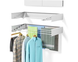 Pochon - Wanddroogrek - 100cm - Wit - 3,5x100x13