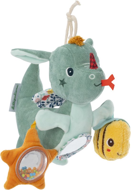 Étiquette bagage Jeanne le chat - Étiquette en tissu pour enfant - En