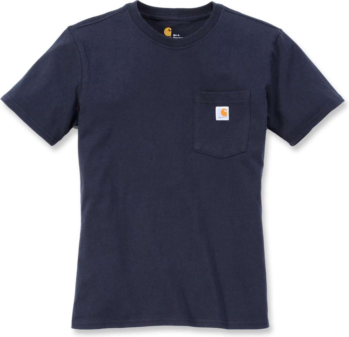 Carhartt Dames-T-shirt Workw Pocket S/S T-shirt Navy