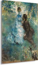 In the Summer - Pierre-Auguste Renoir schilderij - Personen schilderij - Muurdecoratie Oude meesters - Muurdecoratie kinderkamer - Canvas keuken - Muur kunst 50x70 cm
