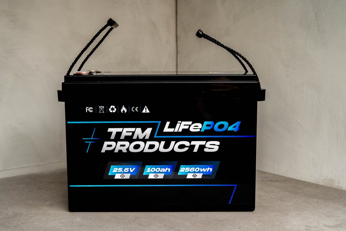 LiFePO4 accu 24V 100AH BMS