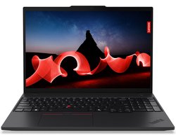 Omslag van Lenovo ThinkPad T16 Gen 3 Intel Core Ultra 7 155U Laptop 40,6 cm (16"") WUXGA 32 GB DDR5-SDRAM 1 TB SSD Wi-Fi 6E (802.11ax) Windows 11 Pro Engels Zwart"