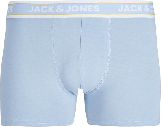 Jack & Jones Onderbroek Jacconnor Solid Trunks 5 Pack 12255856 Palace Blue/bottle Gre Mannen Maat - S