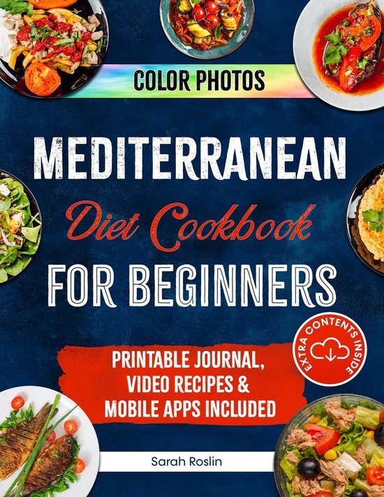 Mediterranean Diet Cookbook for Beginners: Elevate Your Meta ... - cover