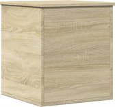 vidaXL - Opbergbox - 40x42x46 - cm - bewerkt - hout - sonoma - eikenkleurig