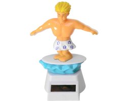 Solar strand surf vakantie figuur. Strandboy . Jongen beweegt op kunstlicht.