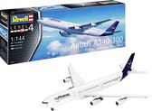 1:144 Revell 03803 Airbus A340-300 "Lufthansa" New Livery - Vliegtuig Plastic Modelbouwpakket