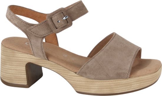 Gabor 721.1.0 Sandalen - Dames - Taupe - Maat 38