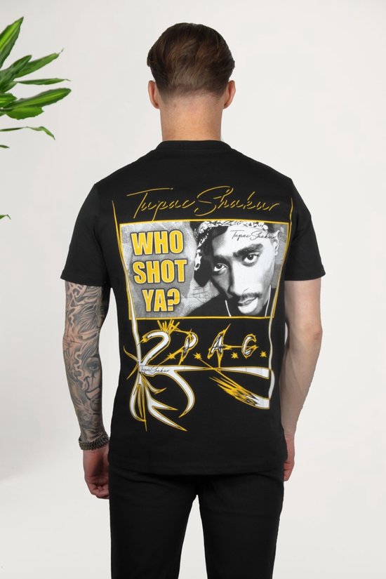 T-shirt Zwart Tupac Shakur
