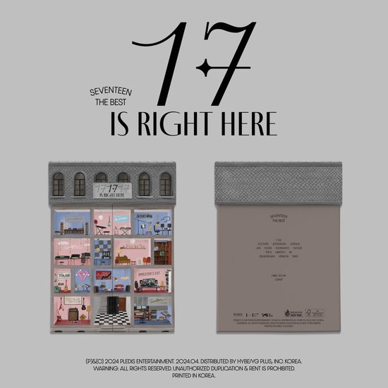 Seventeen - Seventeen Best Album '17 Is Right Here' (CD) (Hear Version)