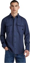 G-star Marine Shirt Met Lange Mouwen Blauw L Man