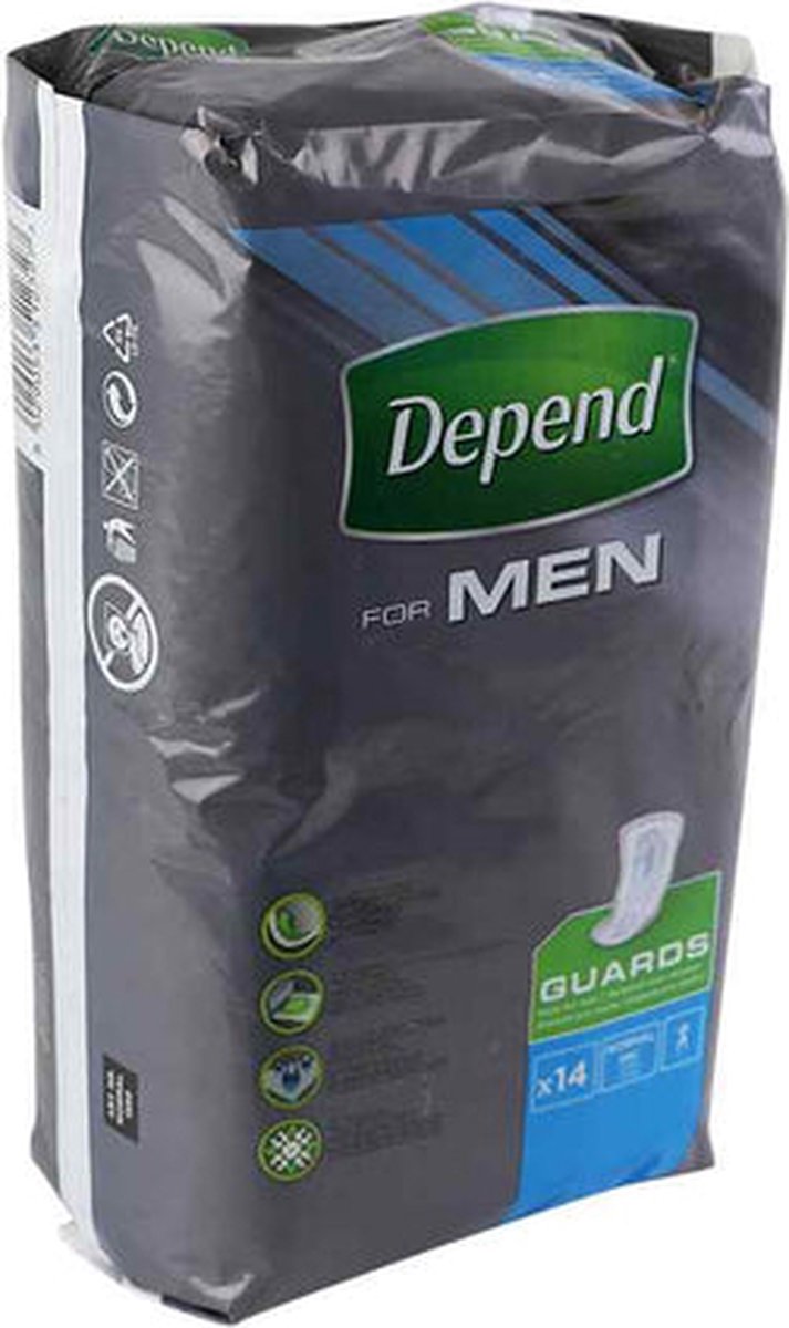 Goedkoopste Depend For Men Guards- 5 x 14 stuks voordeelverpakking