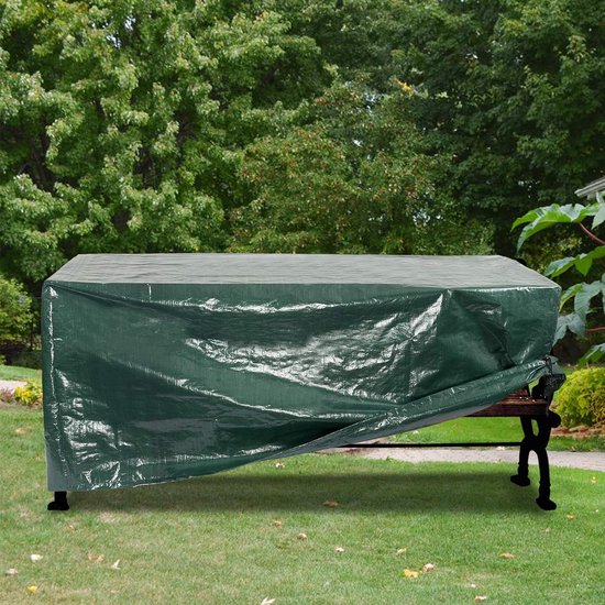 Zettum 215L x 280R x 80W cm L-vormige tuinmeubelhoes voor buiten - 600D