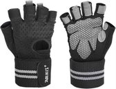 CHPN - Sporthandschoenen - Fitnesshandschoenen - Maat XL - Gewichthef handschoenen - Sporthandschoenen - Fit - Sport - Sportgloves - Zwart - Gloves - Fitness gloves