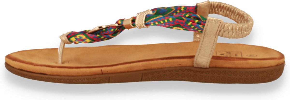 Mode-mania Dames Sandaal | Goud | Maat: 37