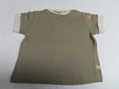 Noukie's - T shirt - Korte mouwen - Jongens - Kaki - 6 maand 68