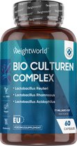 Probiotica capsules - Bevat 20 bacteriestammen en 77 miljard KvE - Verrijkt met Prebiotica - 60 vegan capsules - van WeightWorld