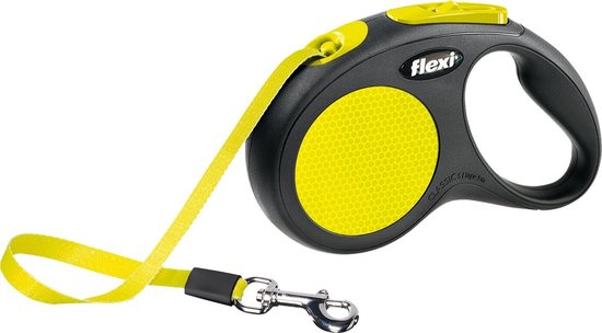 Flexi New Neon - Rollijn Hondenriem - S - 5 Meter - Tape - <15 kg - Flexi