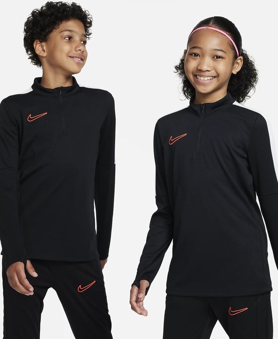 Nike-VoetbalTop-Zwart-Kinderen