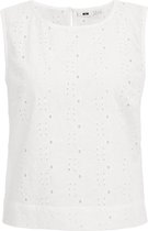 WE Fashion Dames blouse met broderie anglaise