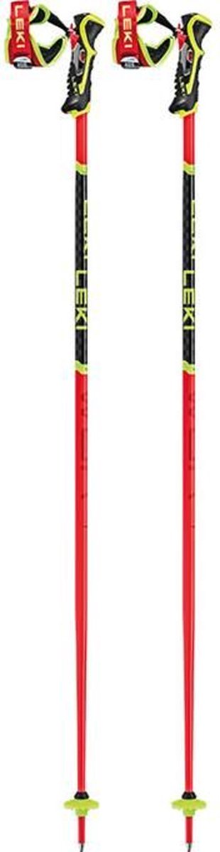 LEKI - leki wcr tbs sl 3d bright-red/black - Skistokken heren