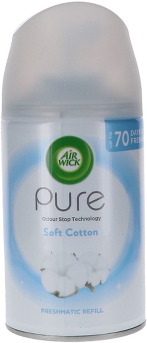 Goedkoopste Airwick Freshmatic Navul Soft Cotton - 4 x 250 ml voordeelverpakking