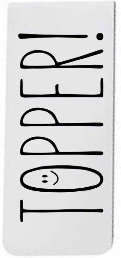 Foto: Magnetische boekenlegger topper bladwijzer kleinigheidje geslaagd sproetiz