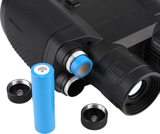 Jumelles de vision nocturne avec infrarouge – Jumelles de Luxe avec vision nocturne jour et nuit – Lunettes de Vision nocturne + carte SD – Lunettes de vision nocturne – Zwart