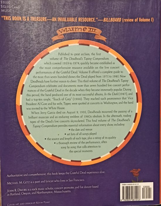 The Deadhead's Taping Compendium, John D. Dwork