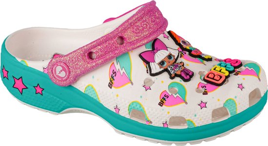 Crocs LOL Surprise BFF Girls Classic Clog 209466-100, voor meisje, Wit, Slippers, maat:
