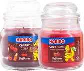 Haribo kaarsen 85gr set 2 - 1x klein cola 1x klein cozyhome
