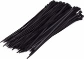 Jumada's - Kabelbinders - Tiewraps - 200 stuks - Kabelbinders - 100MM lang - Zwart - Kabelbinders - Universeel - DIY - Bevestigingsmateriaal - Handige sluitingen - 2,5MM/100MM