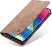 Samsung Galaxy A10 Hoesje - CaseMe Book Case - Bruin