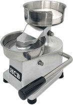 HCB® - Professionele Horeca Hamburgerpers - 130 mm - RVS - Hamburgermaker - Hamburger pers - 21x30x28.5 cm (BxDxH)