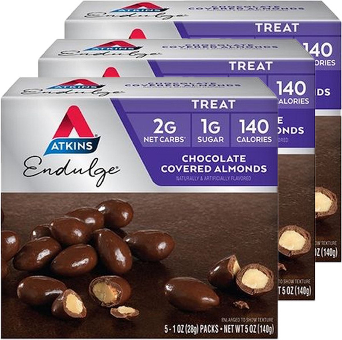 Atkins | Endulge | Chocolate Covered Almond | 3 stuks | 3 x 28 gram